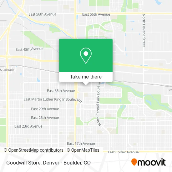 Goodwill Store map