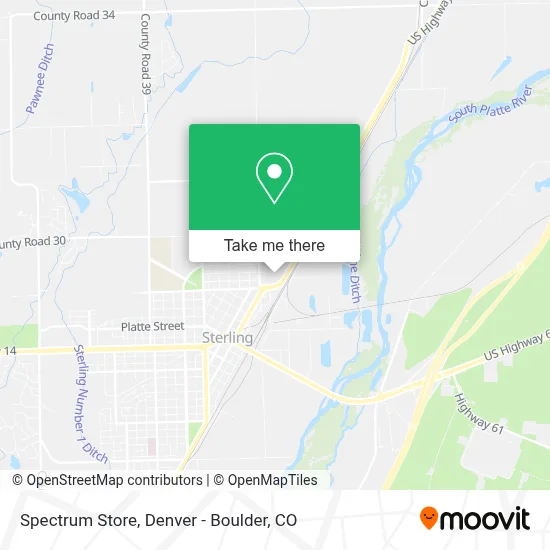 Spectrum Store map