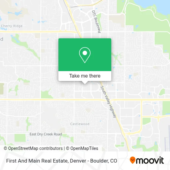 First And Main Real Estate map
