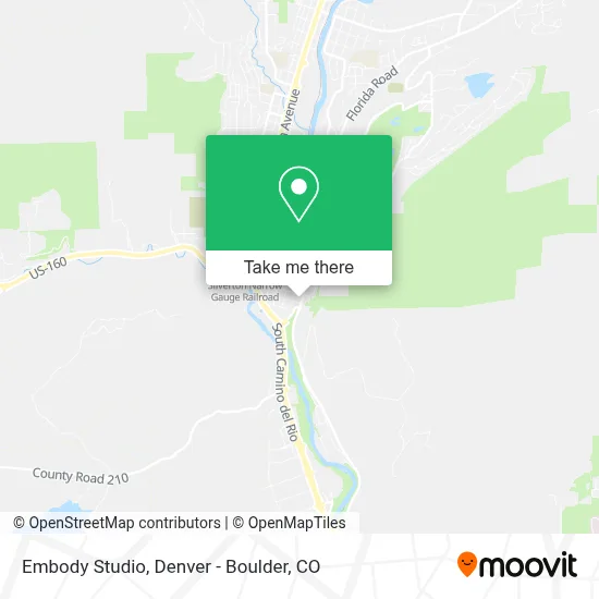 Embody Studio map