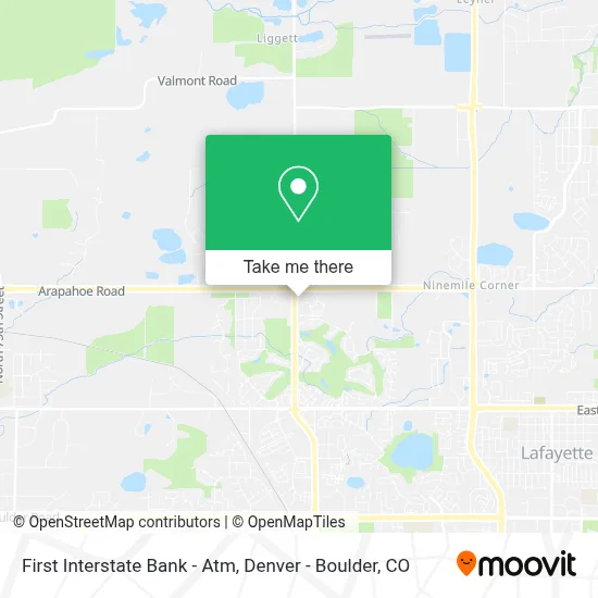 First Interstate Bank - Atm map