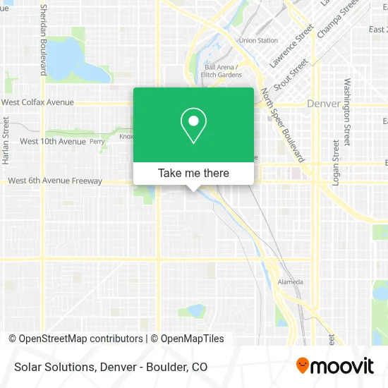 Solar Solutions map