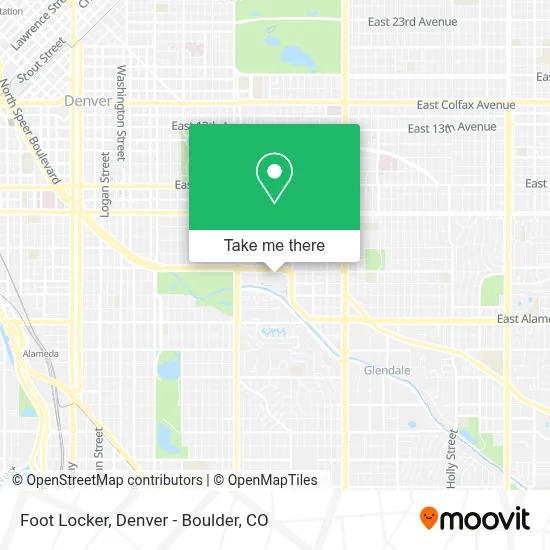 Foot Locker map