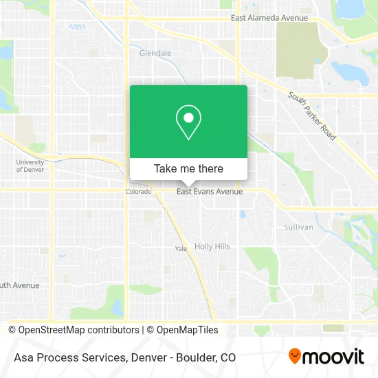 Asa Process Services map