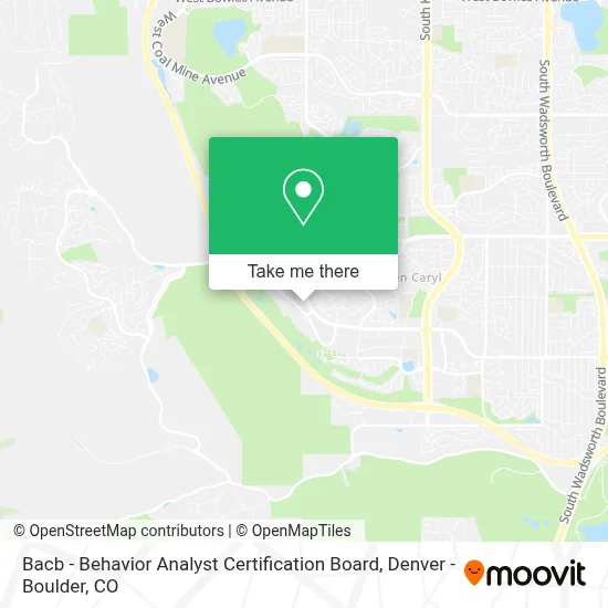 Bacb - Behavior Analyst Certification Board map
