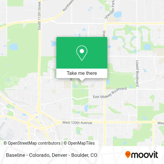 Baseline -  Colorado map
