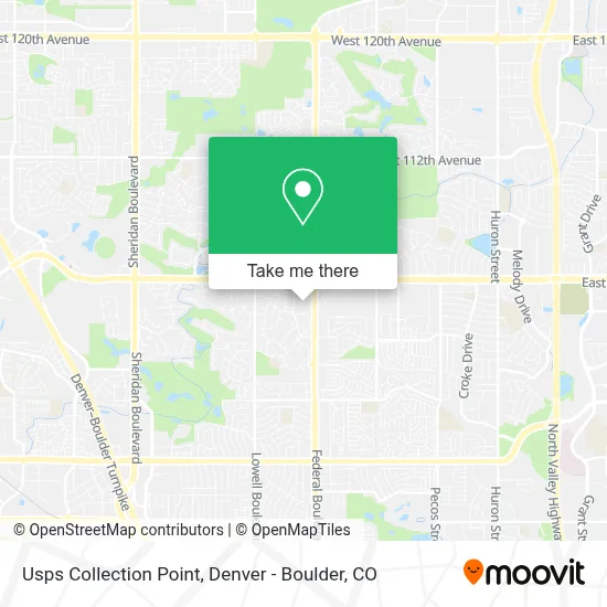 Usps Collection Point map