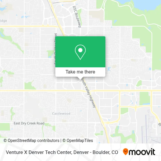 Venture X Denver Tech Center map