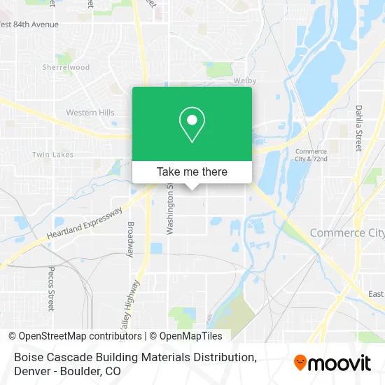Boise Cascade Building Materials Distribution map