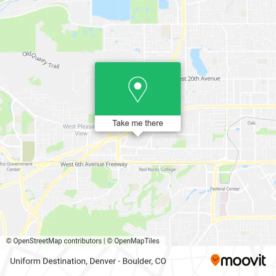 Uniform Destination map