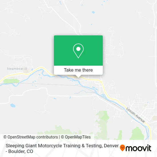 Sleeping Giant Motorcycle Training & Testing map
