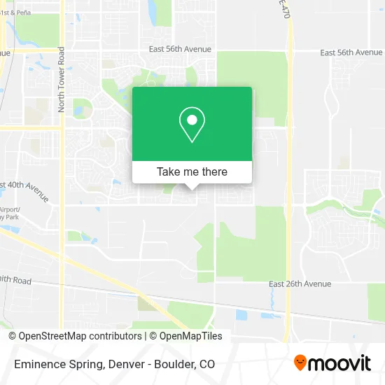 Eminence Spring map