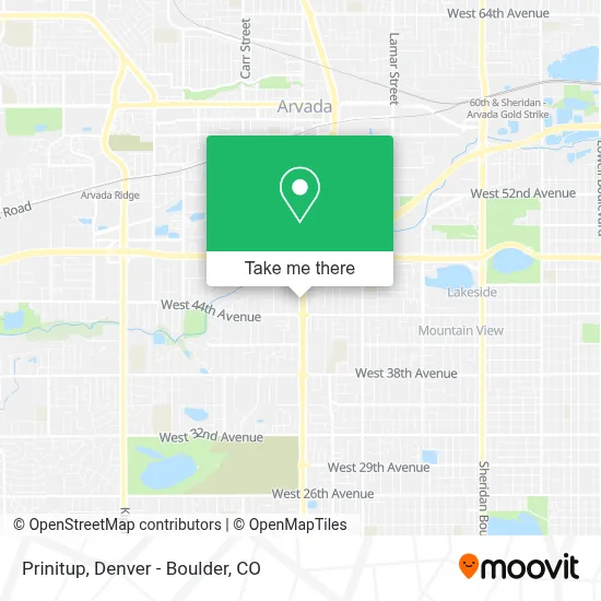 Prinitup map