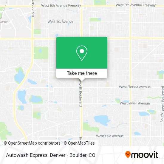 Autowash Express map