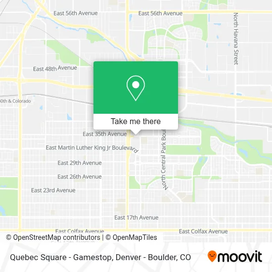 Quebec Square - Gamestop map