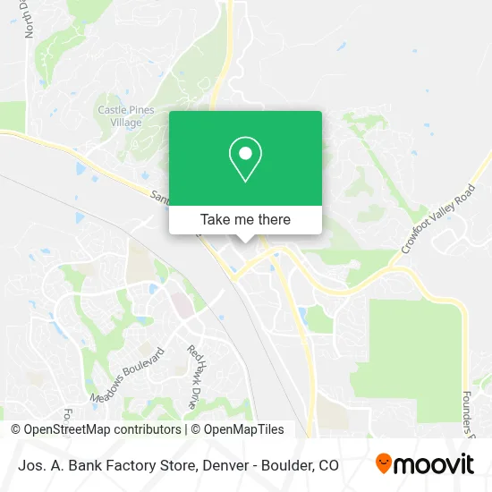 Jos. A. Bank Factory Store map