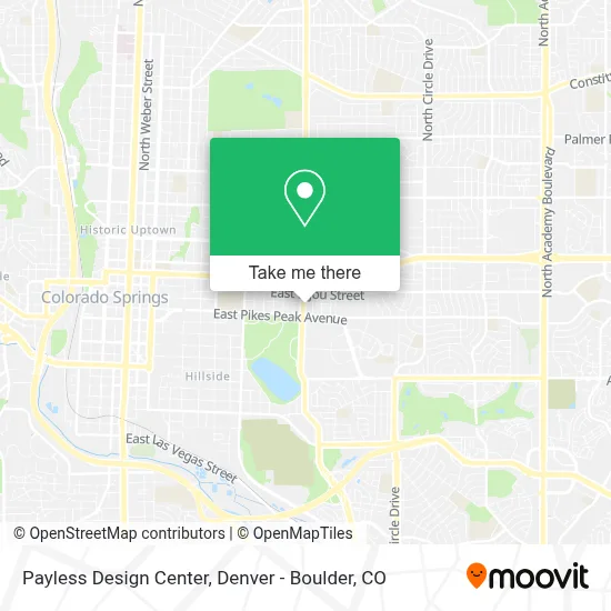 Payless Design Center map