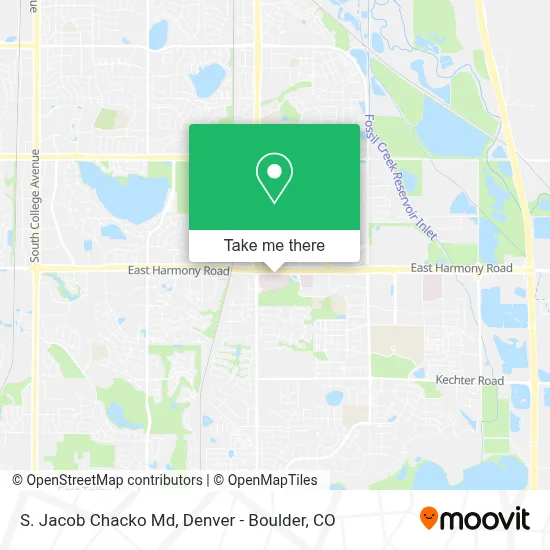 S. Jacob Chacko Md map