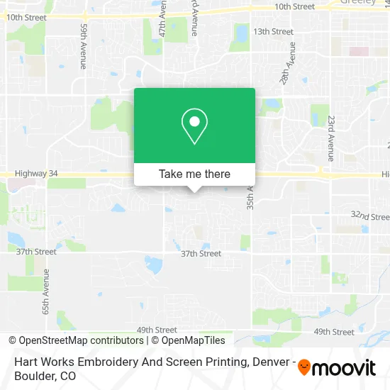 Hart Works Embroidery And Screen Printing map