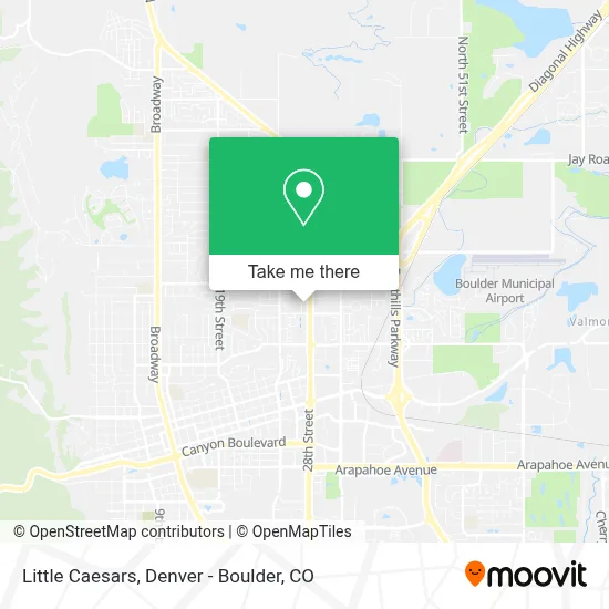 Little Caesars map