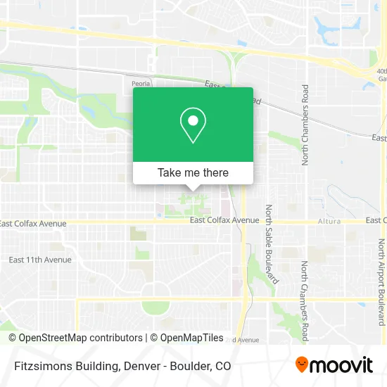 Fitzsimons Building map
