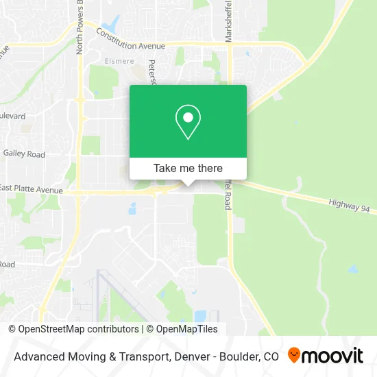 Advanced Moving & Transport map