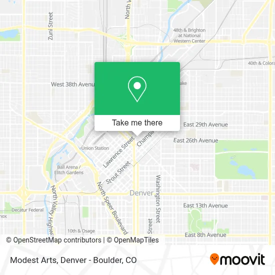 Modest Arts map