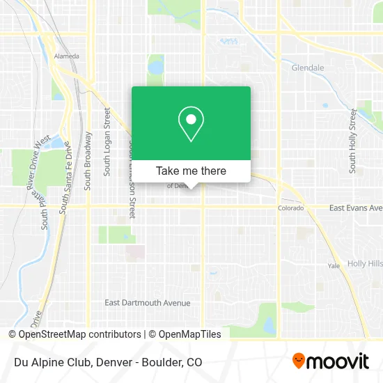 Du Alpine Club map