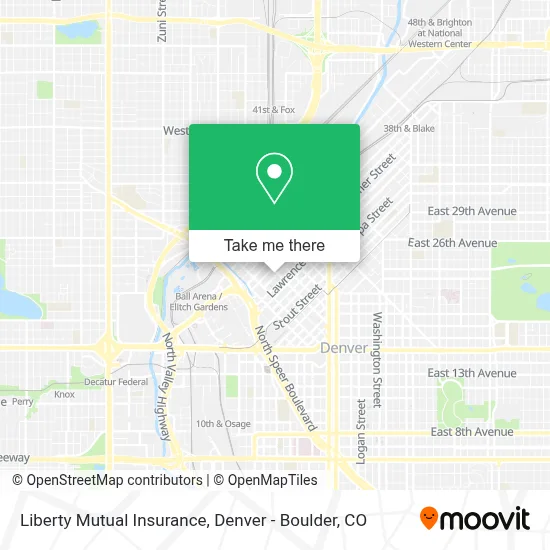 Liberty Mutual Insurance map