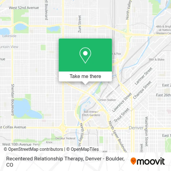 Recentered Relationship Therapy map