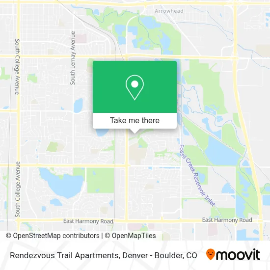 Rendezvous Trail Apartments map
