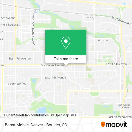 Boost Mobile map