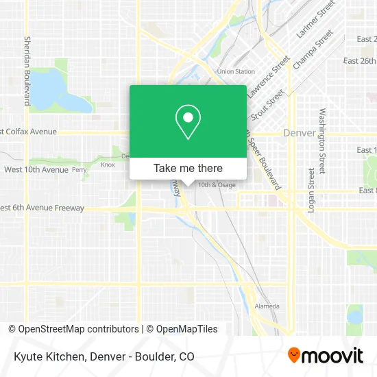 Kyute Kitchen map