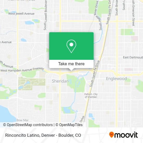 Rinconcito Latino map