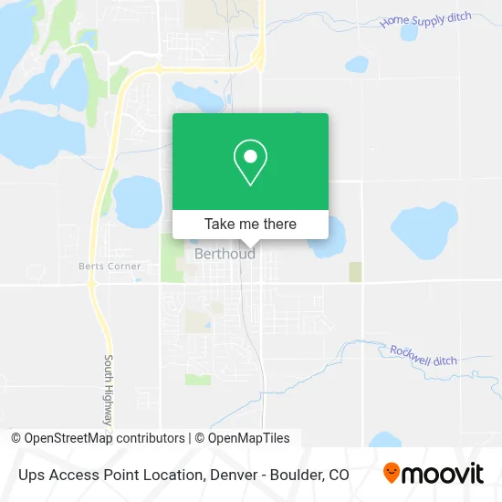 Ups Access Point Location map