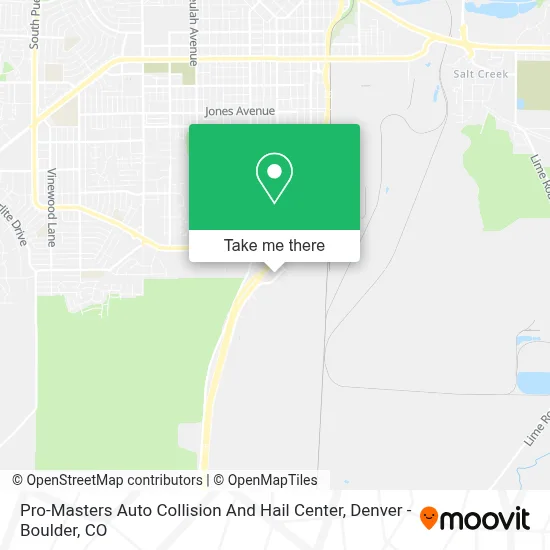 Pro-Masters Auto Collision And Hail Center map
