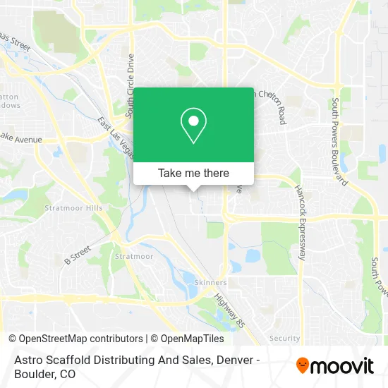 Astro Scaffold Distributing And Sales map