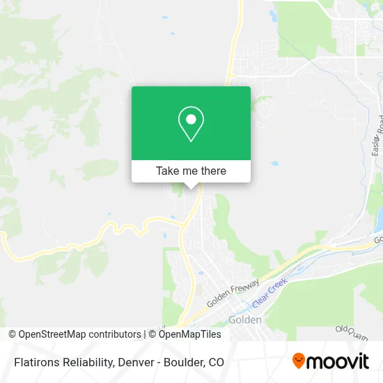 Flatirons Reliability map