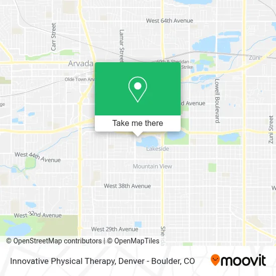 Innovative Physical Therapy map