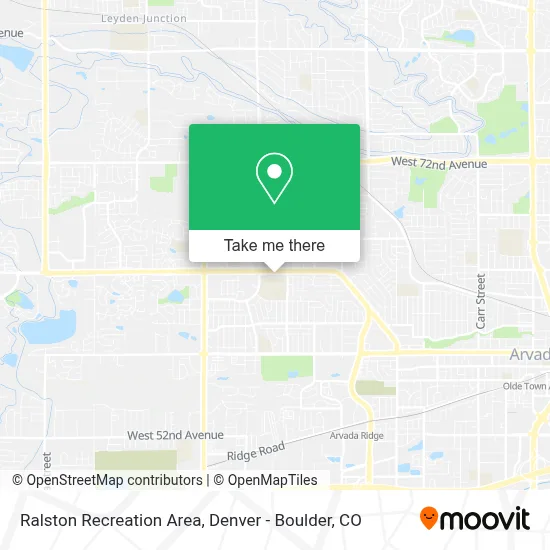 Ralston Recreation Area map