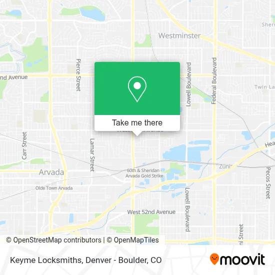 Keyme Locksmiths map