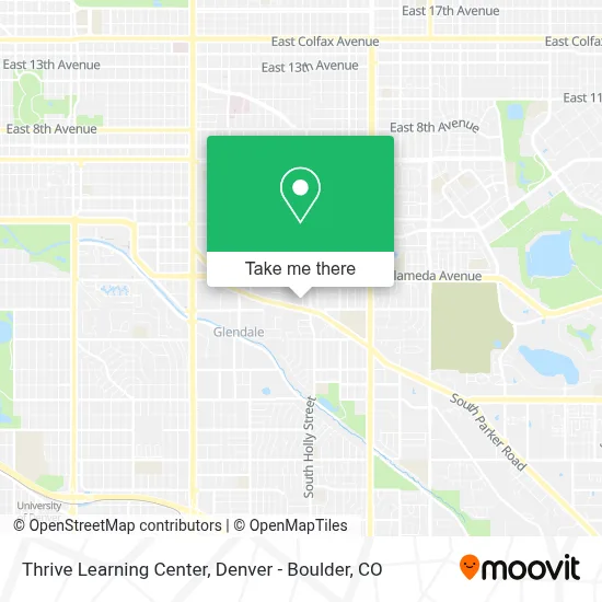 Thrive Learning Center map