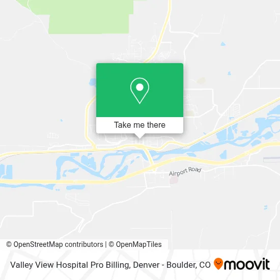 Valley View Hospital Pro Billing map