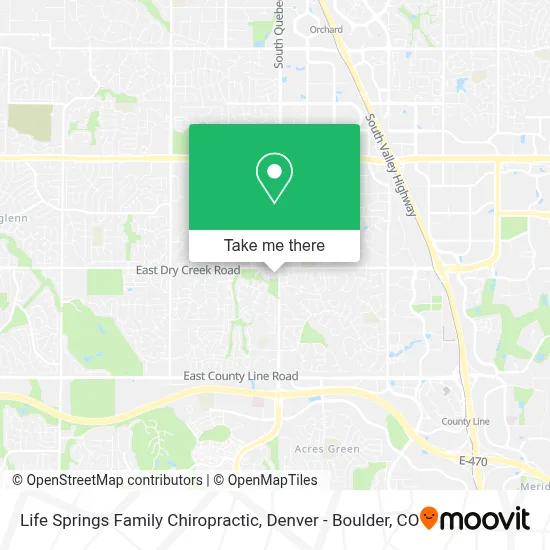 Life Springs Family Chiropractic map