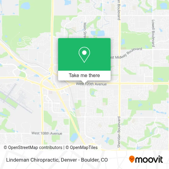 Lindeman Chiropractic map