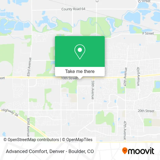 Advanced Comfort map