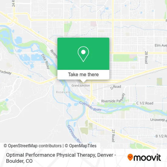 Optimal Performance Physical Therapy map