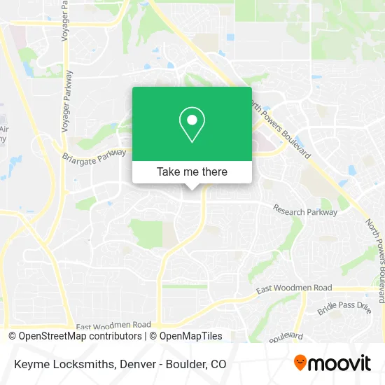 Keyme Locksmiths map