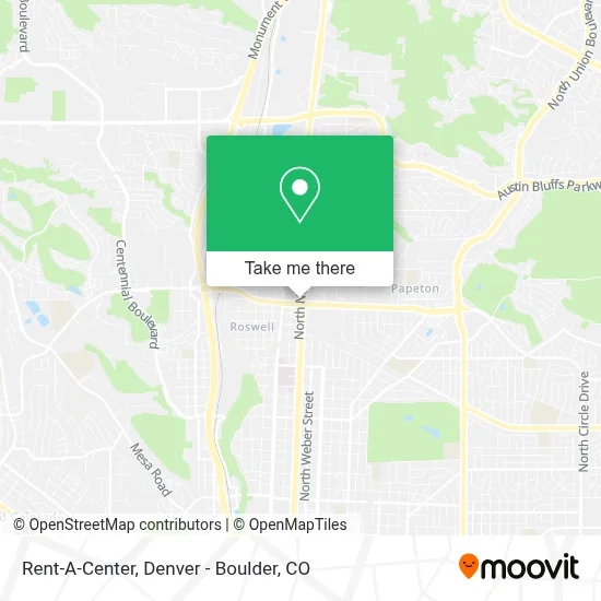 Rent-A-Center map
