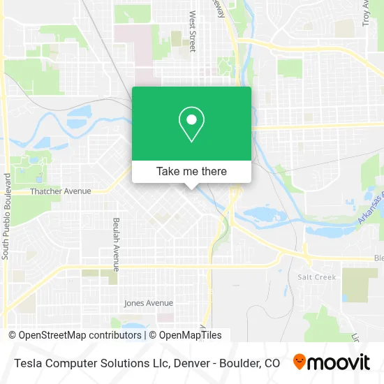 Tesla Computer Solutions Llc map
